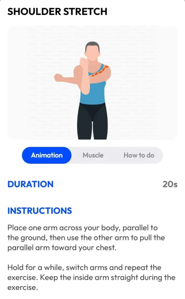 Daily 15 Min. Home Workout for Busy Schedules  Full Body Exercise Names With Images & Videos warm up exercises, shoulder stretch