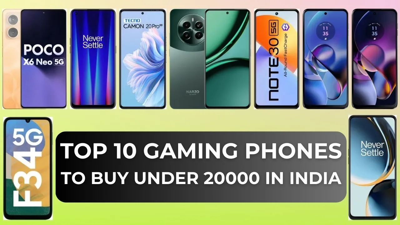 Top 10 Gaming Phones to Buy Under 20000 In India